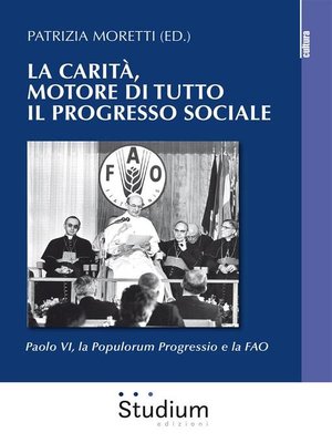 cover image of La Carità, motore di tutto il progresso sociale